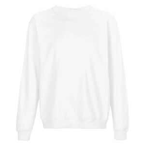 SOLS Unisex Adult Columbia Crew Neck Sweatshirt / White